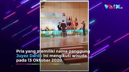 Mendalami Skripsi, Mahasiswa Wisuda Pakai Baju Ala Wanita