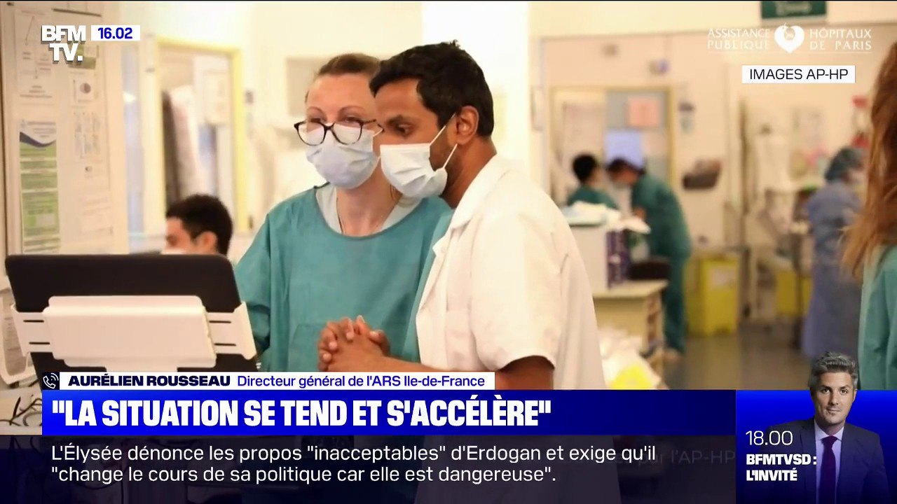 Aurélien Rousseau, directeur général de l'ARS Île-de-France sur le Covid": "Plus on a de cas, plus on a de formes sévères"