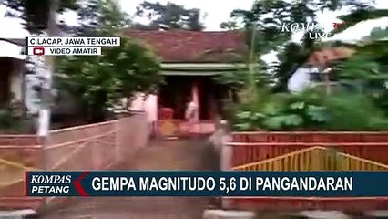 Video Amatir Guncangan Gempa Pangandaran yang Terasa Hingga Jateng