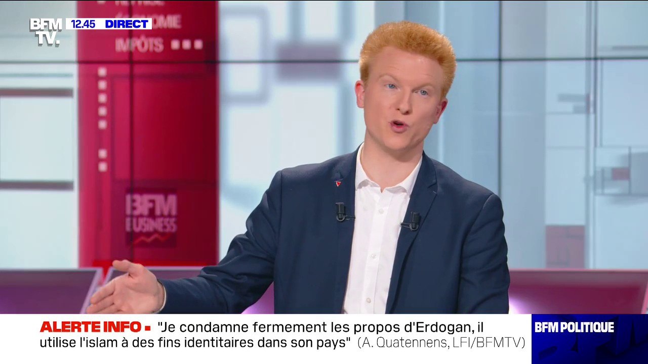 Adrien Quatennens sur le Covid: "Si la situation est plus difficile, c'est qu'il manque des moyens humains et matériels à l'hôpital"