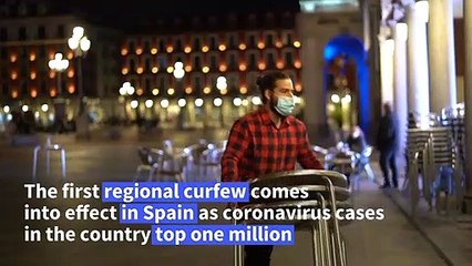 First regional curfew comes into effect in Spain