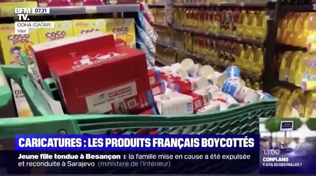 Caricatures de Mahomet : de nombreux pays musulmans boycottent certains produits français