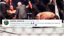 ufc 254 celebrities and ufc fighters Reacts to khabib nurmagomedov  DOMINATION  over justin gaethje