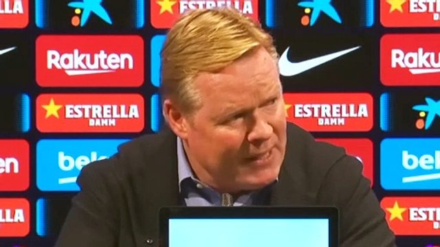 Football - Liga - Ronald Koeman press conference after FC Barcelona 1-3 Real Madrid