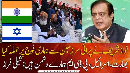 India, Israel, PDM are our enemy: Shibli Faraz