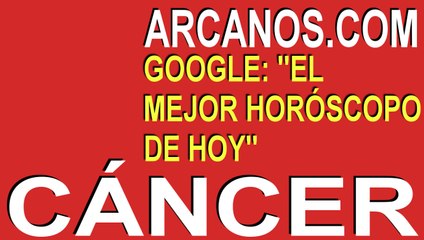 CANCER - Horóscopo ARCANOS.COM 25 al 31 de octubre de 2020 - Semana 44