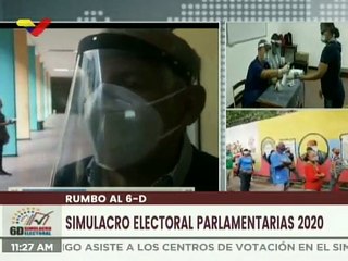 Veeduría internacional del Ceela supervisa simulacro de votación en centro electoral de Catia