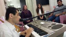 Engelli Genç Müzik Tutkusuyla Hayata Bağlandı