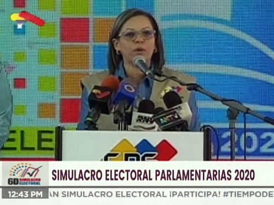CNE extiende horario del simulacro electoral hasta las 5:00 de la tarde este domingo