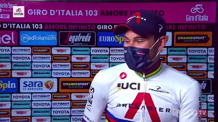 Tour d'Italie 2020 - Filippo Ganna : "I have won this ITT but I am even happier for my teammate Tao"