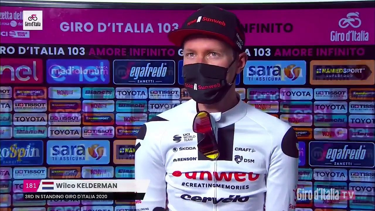 Tour d'Italie 2020 - Wilco Kelderman : "I'm super happy with the podium"