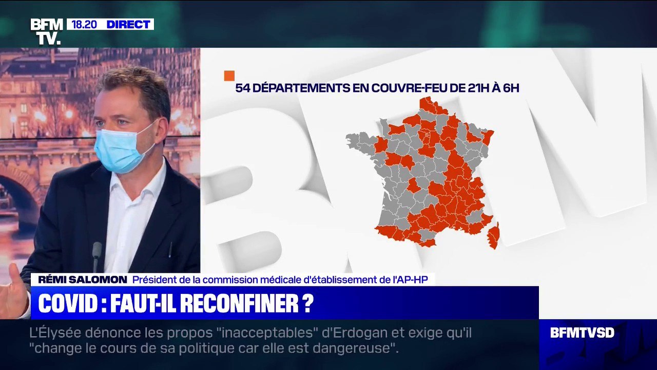 Covid: Selon Rémi Salomon, président de la commission médical de l'AP-HP, "il faut prendre des mesures plus restrictives"
