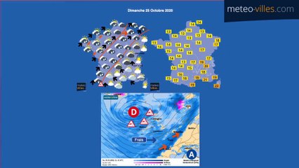 Fin de semaine plus calme et plus douce - bulletin du dimanche 25 octobre 2020