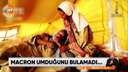 Macron'un hevesi kursağında kaldı!