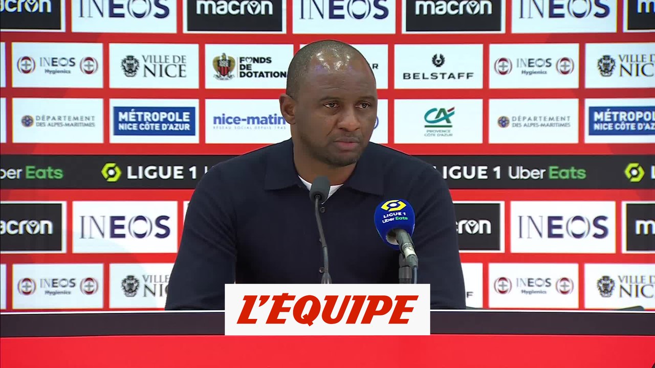 Vieira : «Un bon point de pris mais de la frustration» - Foot - L1 - Nice