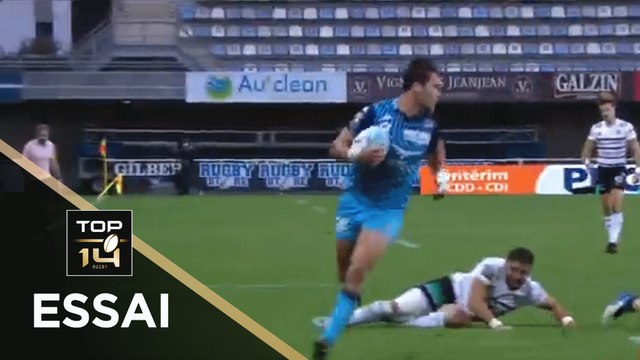 TOP 14 - Essai de Jan SERFONTEIN (MHR) - Montpellier - Brive - J6 - Saison 2020/2021