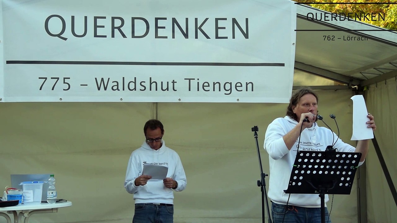 Querdenken 775 Waldshut-Tiengen - 02 - Carsten Krebs, Mathias Lange - Viehmarktplatz, 24.10.2020