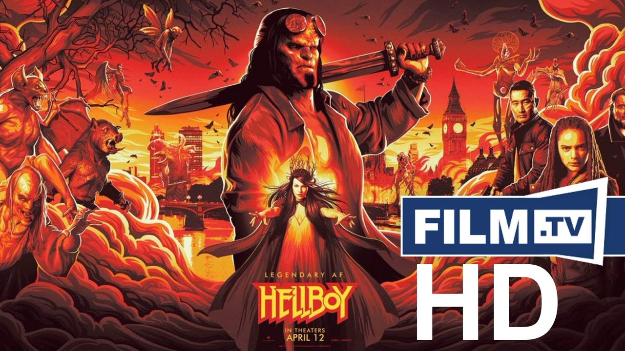 Hellboy: plakat und erste eindrücke von der comic-con new york (2018)