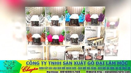 300 mẫu bàn ghế gỗ