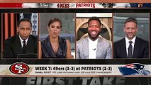 Patriots vs. 49ers- Who needs the win more- First Take debates