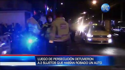 Download Video: Detienen a dos personas que se escondieron en un centro comercial tras robar un carro