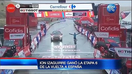 “Es una alegría muy grande”: Richard Carapaz tras convertirse en líder de La Vuelta a España