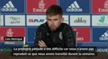 8e j. - Henrique : "Nous étions venus à Lyon pour prendre des points"