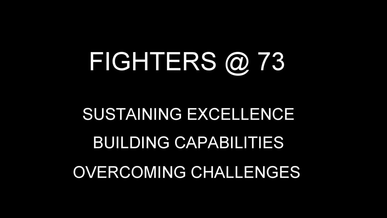 Fighters @ 73: Sustaining Excellence, Building Capabilities, Overcoming Challenges