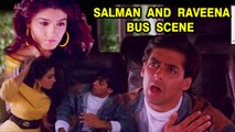Salman and Raveen Bus Scene (HD) | Patthar Ke Phool (1991) | Salman Khan | Raveena Tandon | Bollywood Hindi Movie Scene