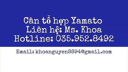 Cân tổ hợp Yamato tại Propak Thái Lan 2020