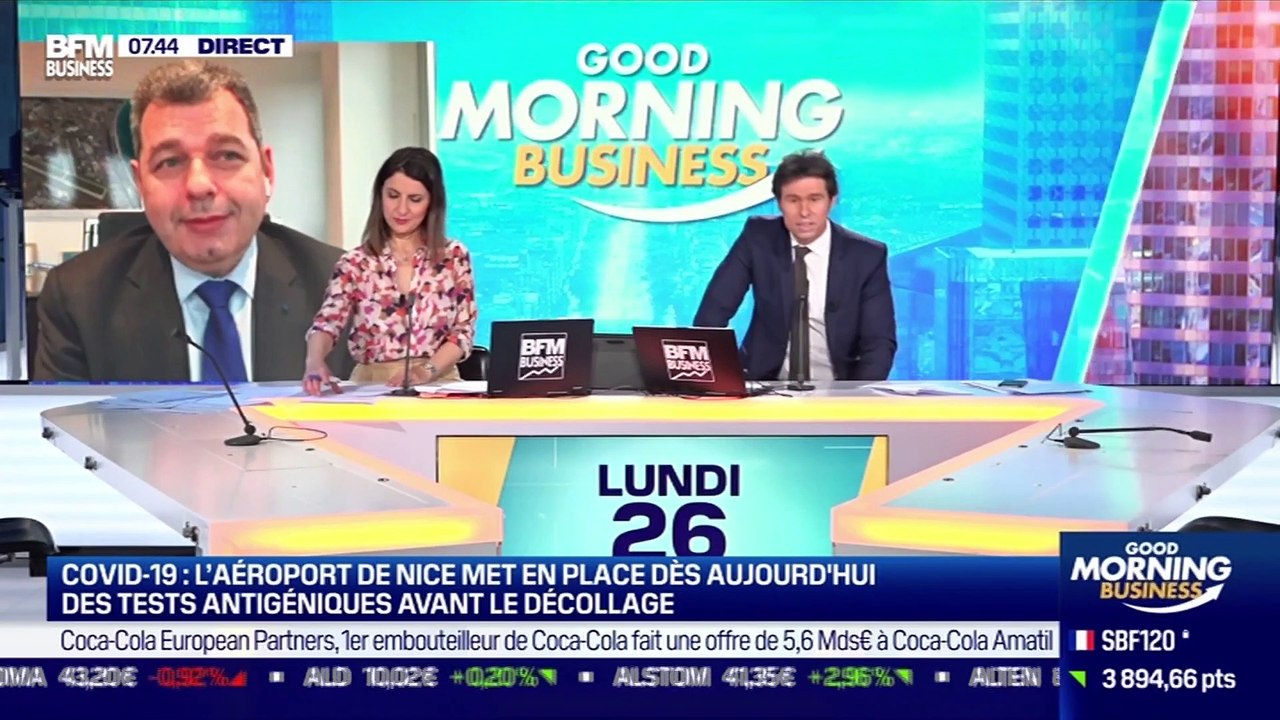 Franck Goldnadel (Aéroport de Nice): Le trafic de l'aéroport de Nice a été divisé par 3 cette année par rapport à 2019 - 26/10