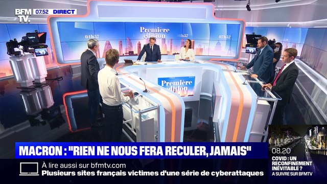 L’édito de Matthieu Croissandeau: Rien de nous fera reculer, jamais , a déclaré Emmanuel Macron - 26/10