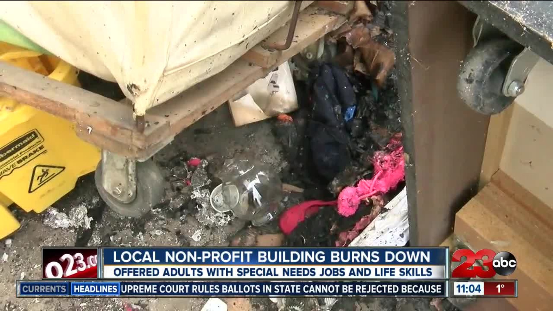 Non-profit thrift store destroyed by fire in downtown
