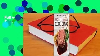 Full version  Professional Cooking  For Online
