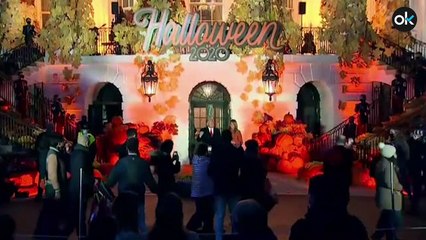 Trump y Melania celebran Halloween con los más pequeños en la Casa Blanca