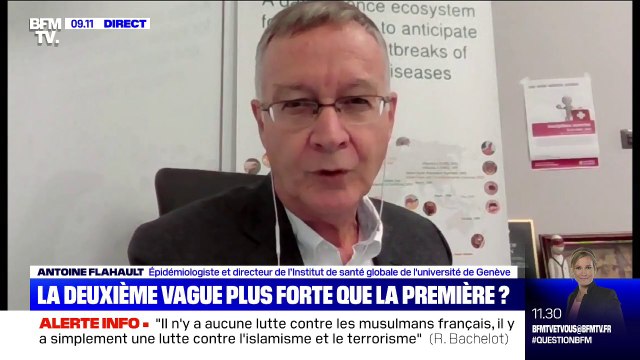 Antoine Flahault (épidémiologiste): On est un peu surpris par la précocité de l'apparition de cette seconde vague du Covid-19
