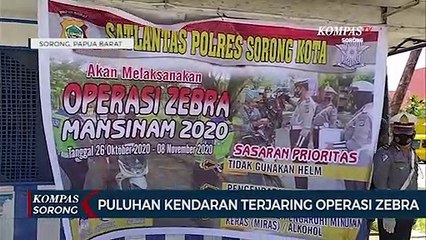 Puluhan Kendaran Terjaring Operasi Zebra