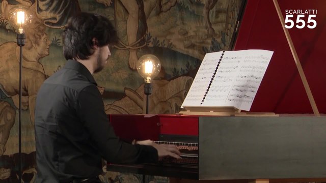 Scarlatti : Sonate pour clavecin en La Majeur K 429 L 132 (Allegro), par Cristiano Gaudio - #Scarlatti555