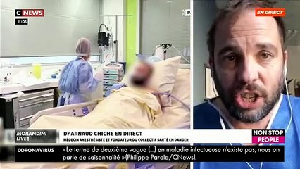 Dr Arnaud Chiche dans "Morandini Live" sur CNews: "Aujourd’hui, les patients venant des Ehpad sont sacrifiés dans les hôpitaux" - VIDEO