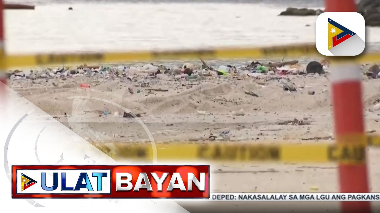 #UlatBayan | Ilang indibidwal, namasyal pa rin sa Manila Bay kahit may bagyo