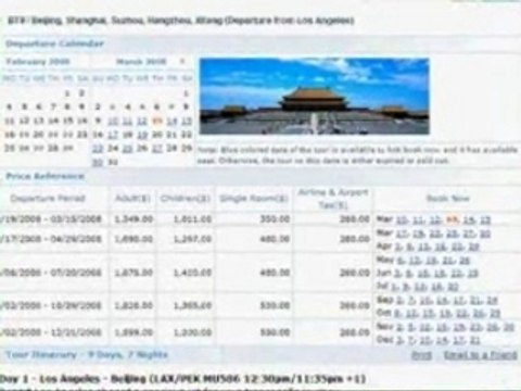 Escorted Tours To China