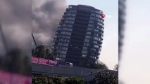 Ataköy'de bir halı sahanın prefabrik yapısında yangın çıktı; çok sayıda itfaiye ekibi bölgeye sevk edildi