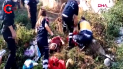 Uyuyakalan adamı fark etmediler, üzerine kepçeyle toprak attılar