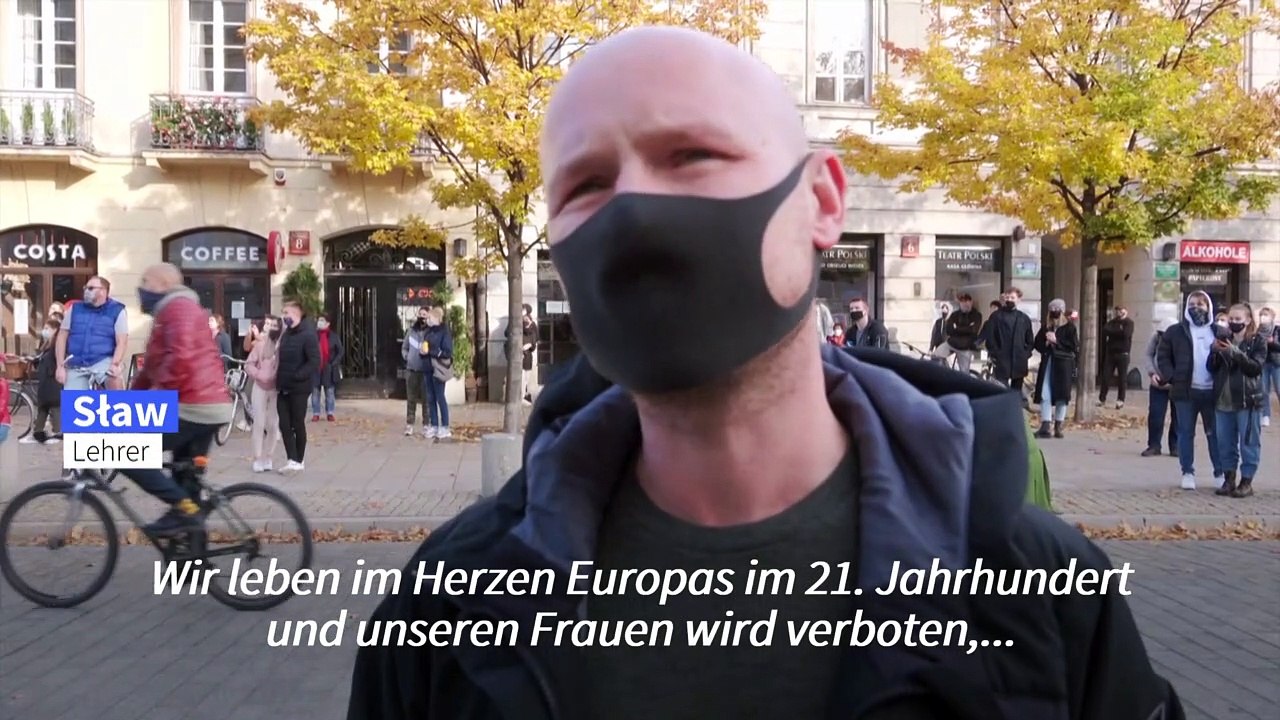 Abtreibungsverbot in Polen: Polizei geht hart gegen Demonstranten vor