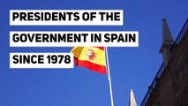 Presidents of the Government in Spain since 1978
