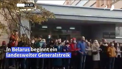 Belarus: Landesweiter Generalstreik gegen Lukaschenko