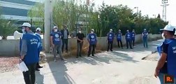 Oral Ambalaj işçileri fabrika önünde direnişe başladı