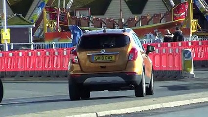 Social distancing barriers on East Parade, Hastings