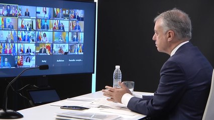 El lehendakari, Iñigo Urkullu, en la Conferencia de Presidentes