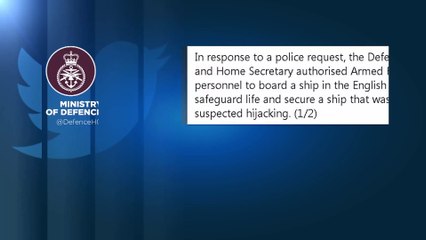 Blinde Passagiere auf Öltanker vor britischer Küste - Sieben Festnahmen